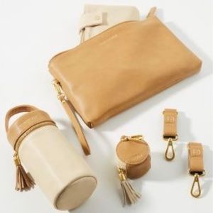Fawn Design and Anthropologie Motherhood Bundle Accessories - Sand/Tan - EUC